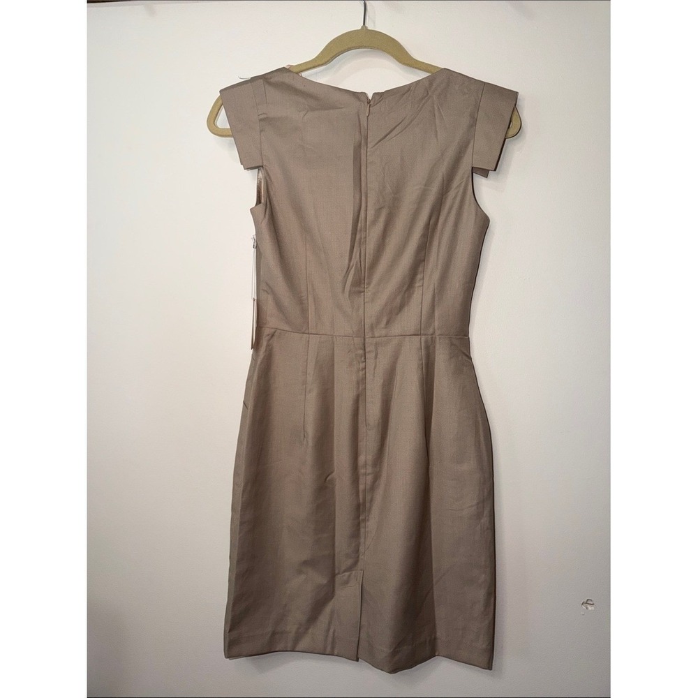 Forever 21 Taupe Square-Neck Sheath Mini Dress - Picture 6 of 7